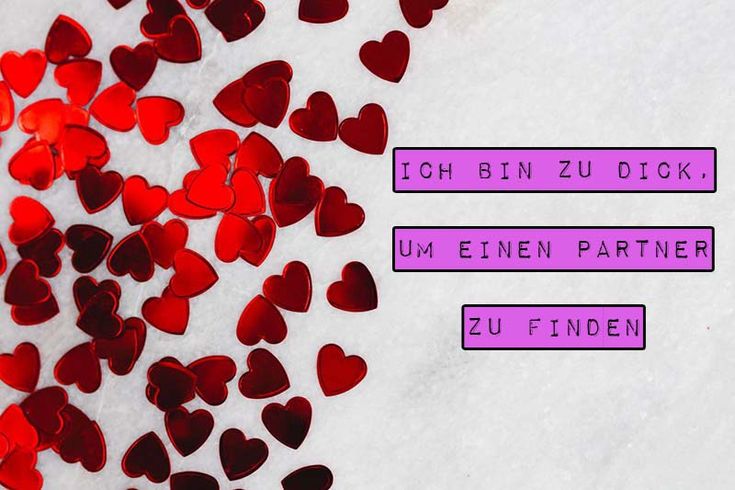 Partnersuche trotz übergewicht