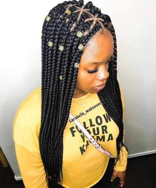 Triangle Braids: Taking Your Box Braids to the Next Level
