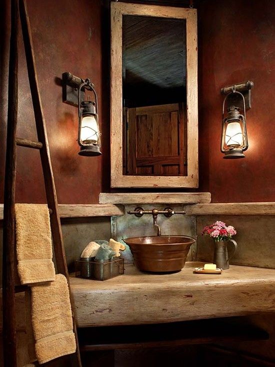 Rustic Bathrooms Design, Pictures, Remodel, Decor and Ideas | Rustic