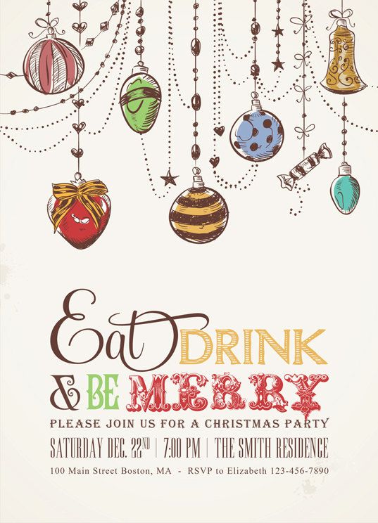 christmas invites