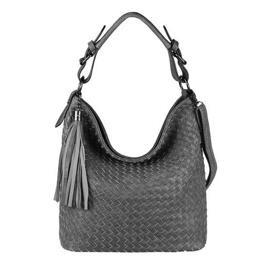 Mini Umhängetasche Fashion Tasche Damenhandtasche elegant Abendtasche fein Grau
