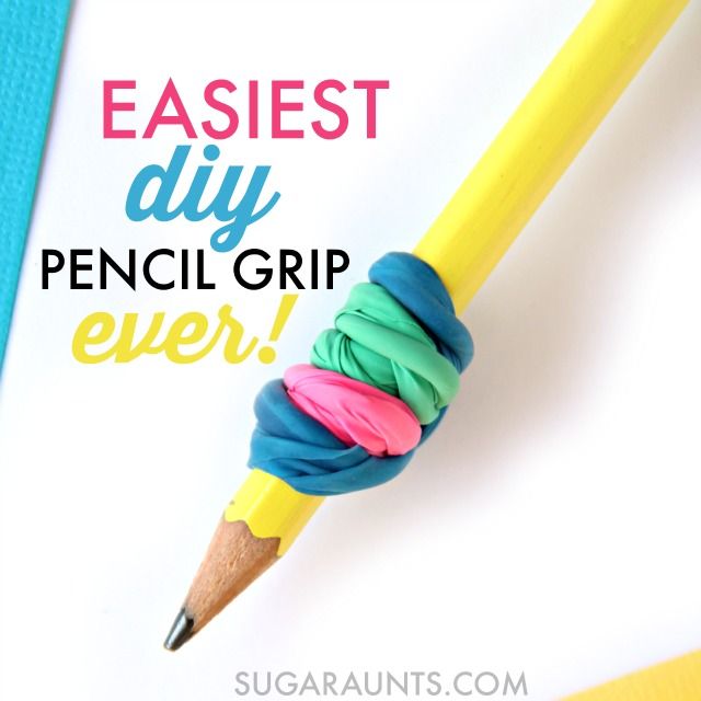 Easiest Diy Pencil Grip Ever The Ot Toolbox Pencil Grip Diy Pencil Pencil Grip Activities