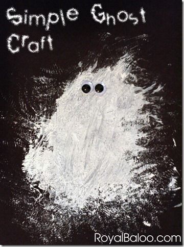 no hard to find white paint thick enough simple ghost craft made with just white paint and googly eyes very effective halloween art for little children - Halloween Toddler Art Projects no hard to find white paint thick enough simple ghost craft made with just white paint and googly eyes very effective halloween art for little children - Halloween Toddler Art Projects