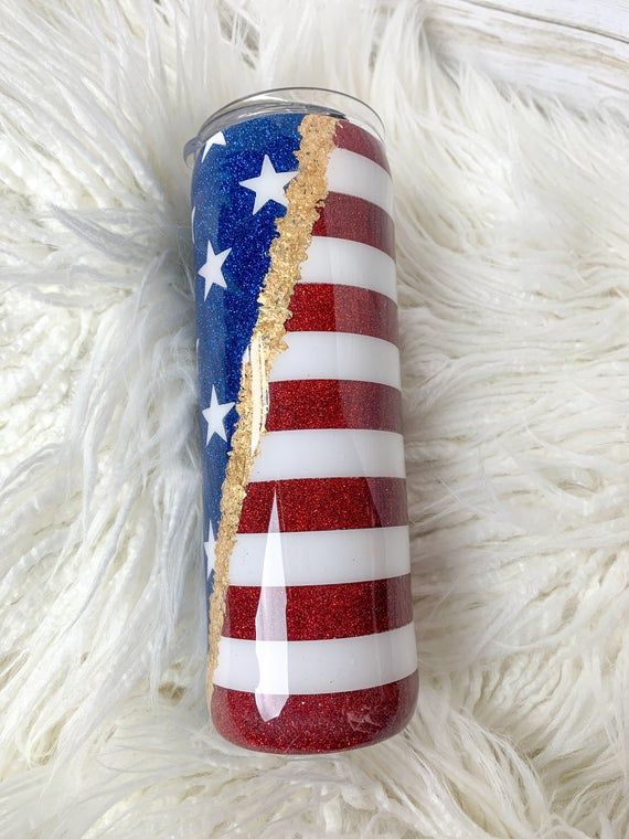 American Flag Tumbler SVG Patriotic Tumbler | Etsy in 2020 | Yeti cup