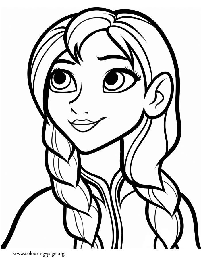 meet anna the youngest daughter of a royal family have fun coloring this beautiful - Fun Coloring Pages meet anna the youngest daughter of a royal family have fun coloring this beautiful - Fun Coloring Pages