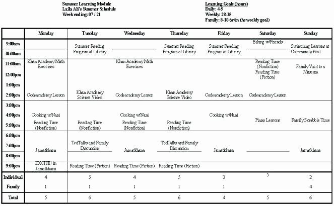 summer camp daily schedule summer camp daily schedule