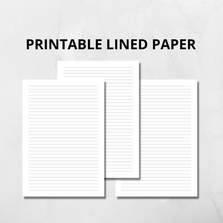 Printable Lined Paper Notes Writing Lined Sheets Printable PDF Note Printable Lined Paper Notes Writing Lined Sheets Printable PDF Note