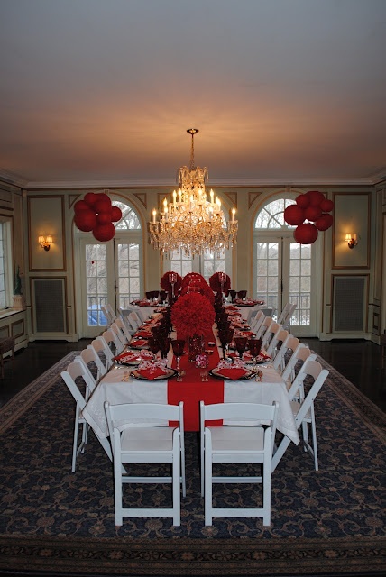 Valentine's table | Valentines party, Valentine tablescape, Party table