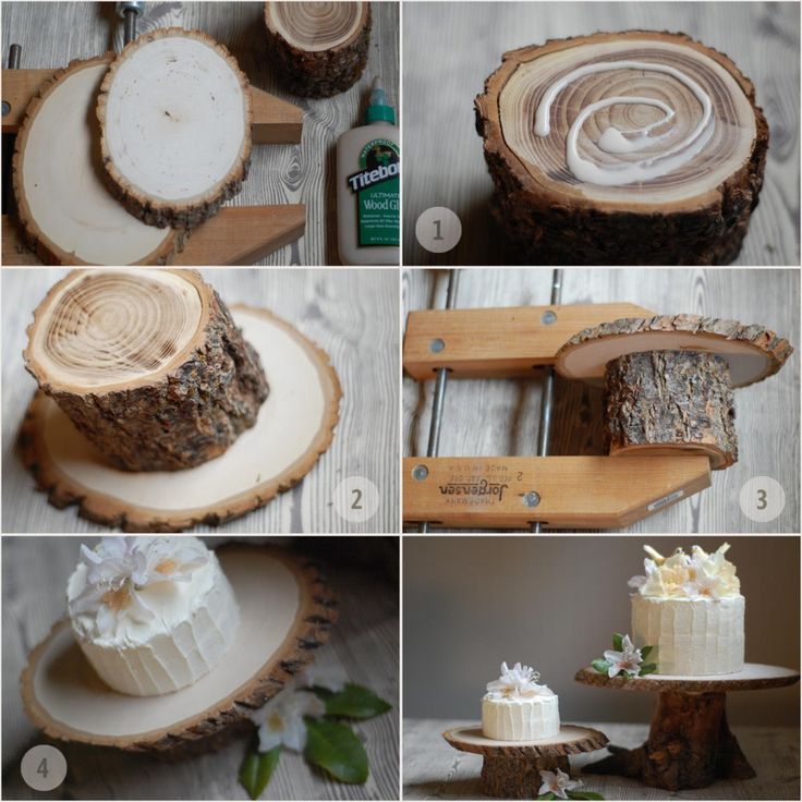Rustic Wood Tree Cake Stand Diy Rustic Wood Tree Cake Stand Diy