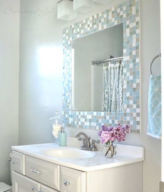 Bathroom Tile Ideas Mosaic best 25+ tile around mirror ideas only on pinterest | mirror Bathroom Tile Ideas Mosaic best 25+ tile around mirror ideas only on pinterest | mirror