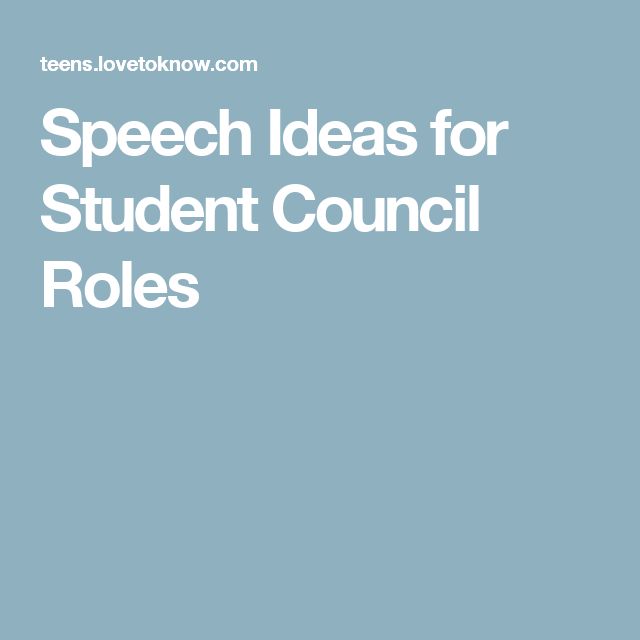 speech ideas for student council roles caleb pinterest student