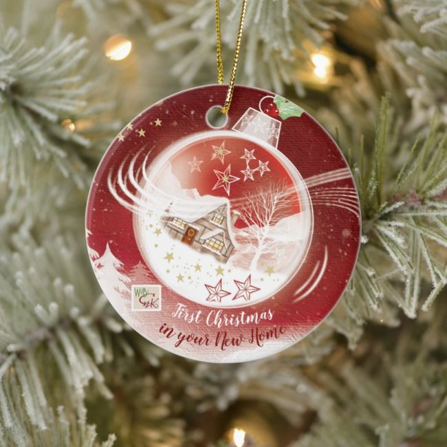 Family Home Christmas Bauble