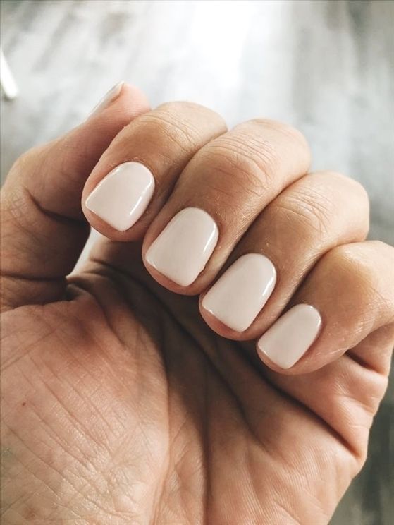 Love This Ivory Nail Polish Color And I Would Literally Want To Have Love This Ivory Nail Polish Color And I Would Literally Want To Have My Nails Look Like All The Time Beauty Style Nailpolishideas