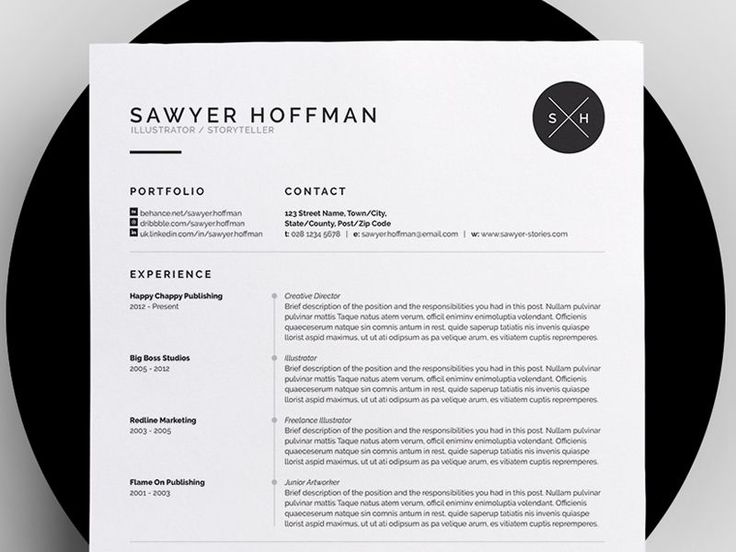 Another great resume layout - 'Sawyer' by Bill Mawhinney. For more resume design inspirations click here: https://www.pinterest.com/sheppardaaron/-design-resumes/ Creative Resume Design, Resume Style, Resume Design, Curriculum Vitae, CV, Resume Template, Resumes, Resume Format.