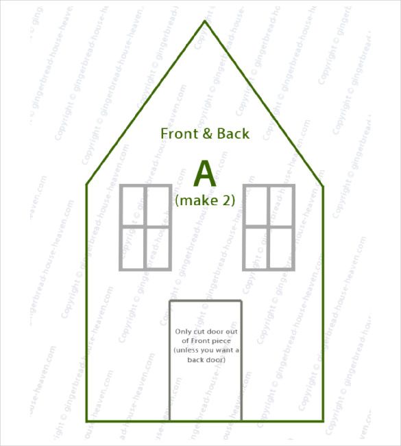 11 paper house templates pdf doc house template paper house template free