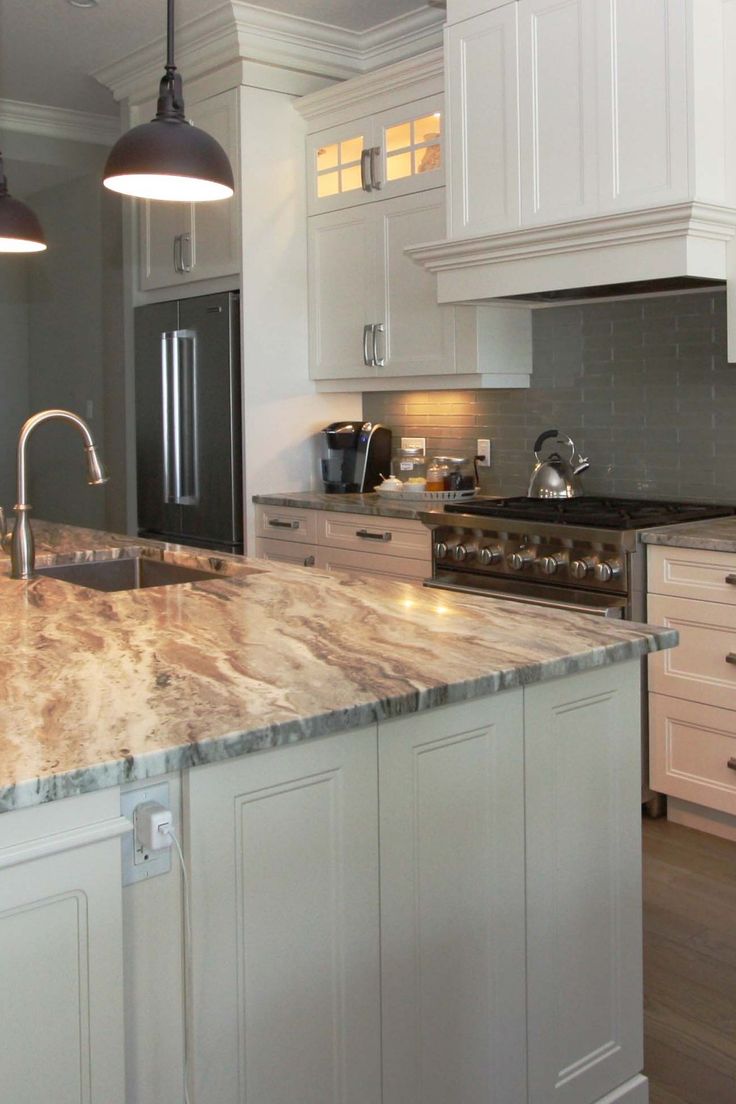 White Kitchen Cabinets With Gray Tile Floor