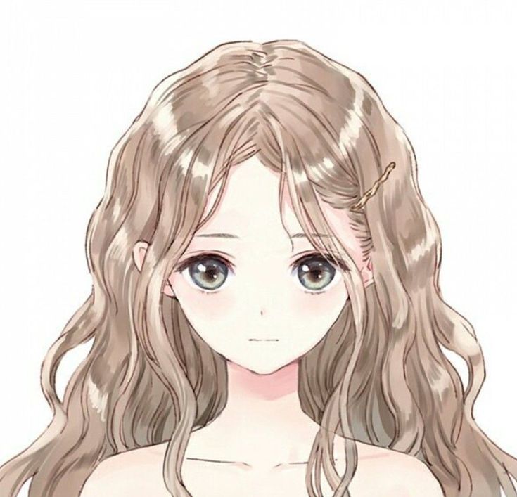Long hair shared cute anime