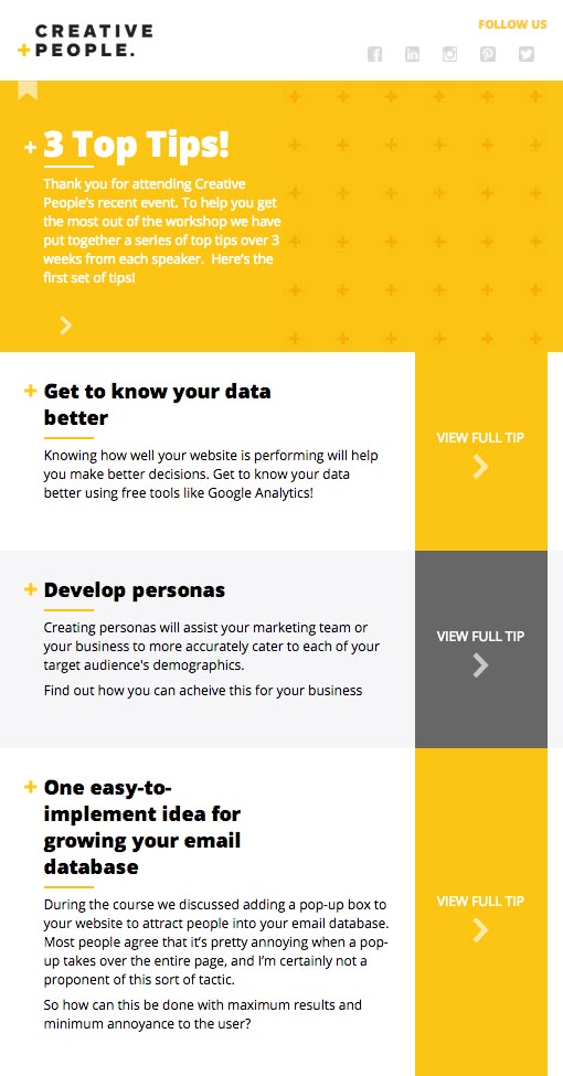 best newsletter design