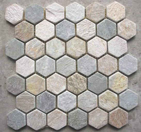 24 Best Hexagonal Tiles Images On Pinterest Subway Hex Hexagonal Tiles Hexagon Mosaic Tile China Slate Pattern