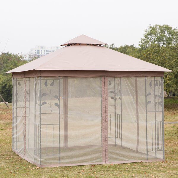 Pin On Backyard - Metal Garden Gazebo With Curtain Sidewalls Pin On Backyard - Metal Garden Gazebo With Curtain Sidewalls