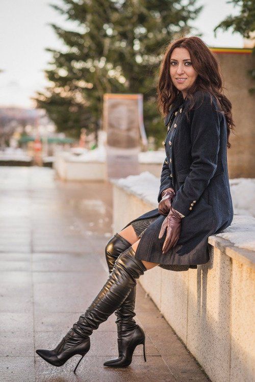 Overknee stiefel dicke waden