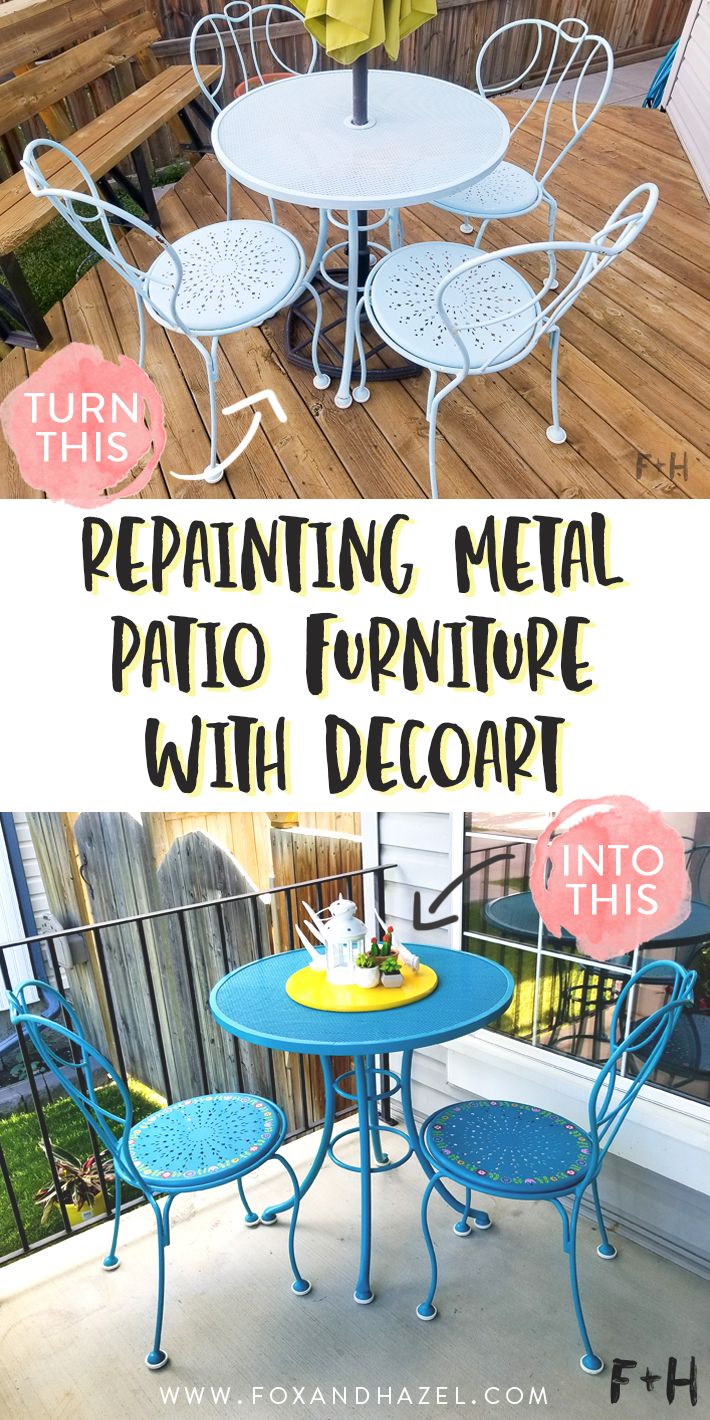 Repainting Metal Patio Furniture With Decoart Craft - Repainting Metal Outdoor Furniture Repainting Metal Patio Furniture With Decoart Craft - Repainting Metal Outdoor Furniture