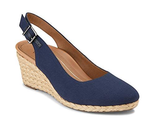 Vionic Women's Aruba Coralina Slingback Wedge - Espadrilles. Click on this Pin and see more