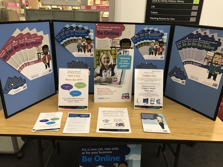 Be Online 2017 Display At Cheltenham Library Be Online 2017 Display At Cheltenham Library