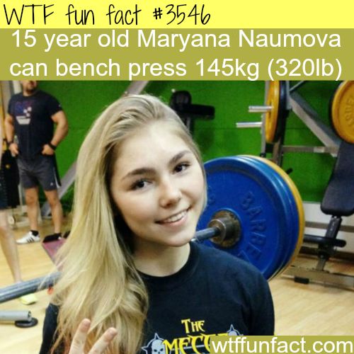 Bench Press Facts maryana naumova the 15 year who can bench press 320 Bench Press Facts maryana naumova the 15 year who can bench press 320