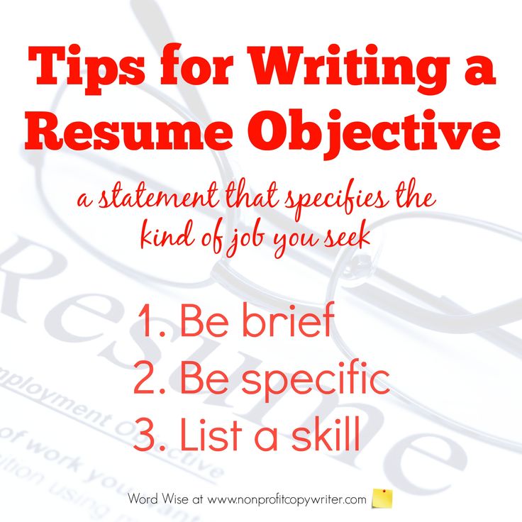 40 best Tips for Writing Resumes images on Pinterest Career - writing a resume objective 40 best Tips for Writing Resumes images on Pinterest Career - writing a resume objective