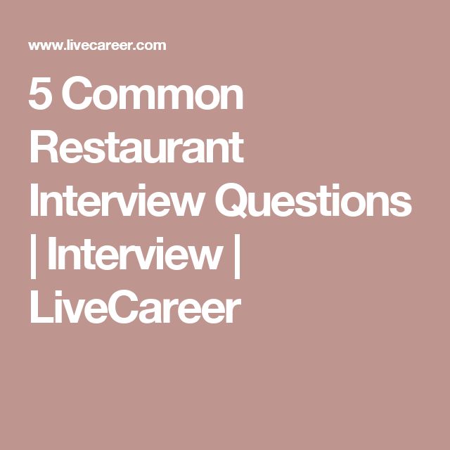 restaurant manager interview questions and answers