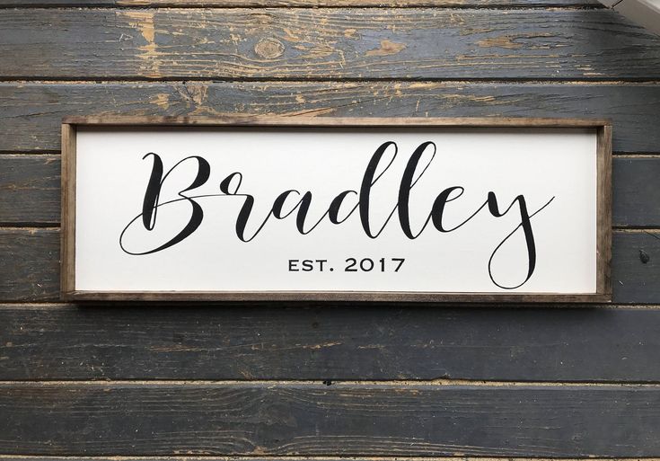 Wood Sign Custom Not Yet Created