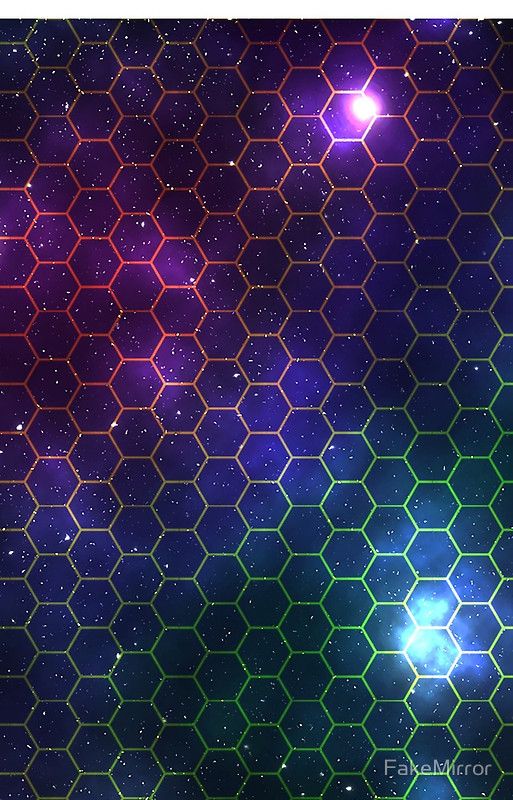 Hexagon pattern space effect iPhone Case & Cover by FakeMirror in 2021 Hexagon pattern space effect iPhone Case & Cover by FakeMirror in 2021
