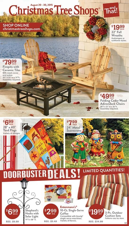 christmas tree shop flyer