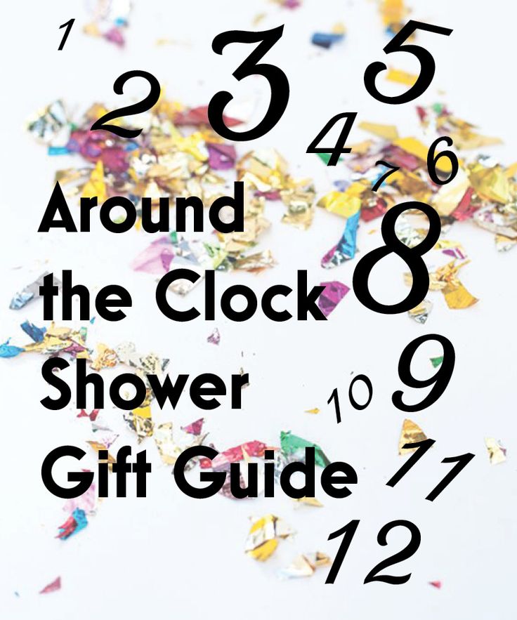 Around The Clock Bridal Shower Decorations Around The Clock Bridal Shower Decorations