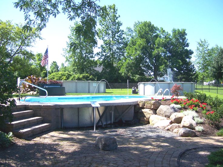 Above Ground Pool Decks From House 121 best above ground pool decking/landscaping images on pinterest Above Ground Pool Decks From House 121 best above ground pool decking/landscaping images on pinterest