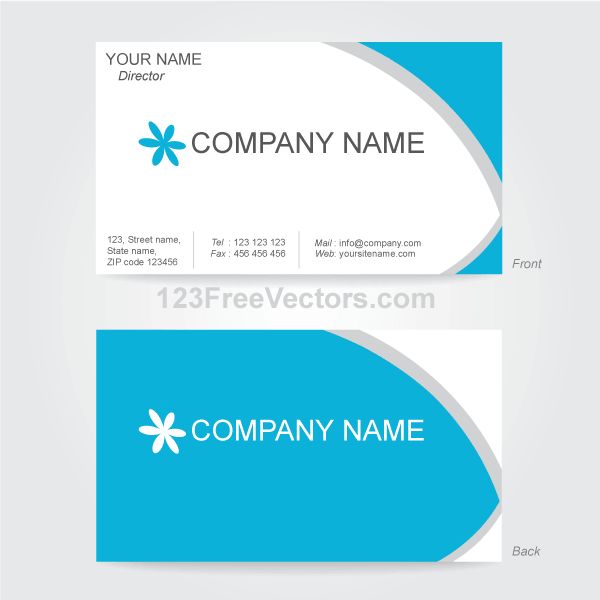 sample business cards templates