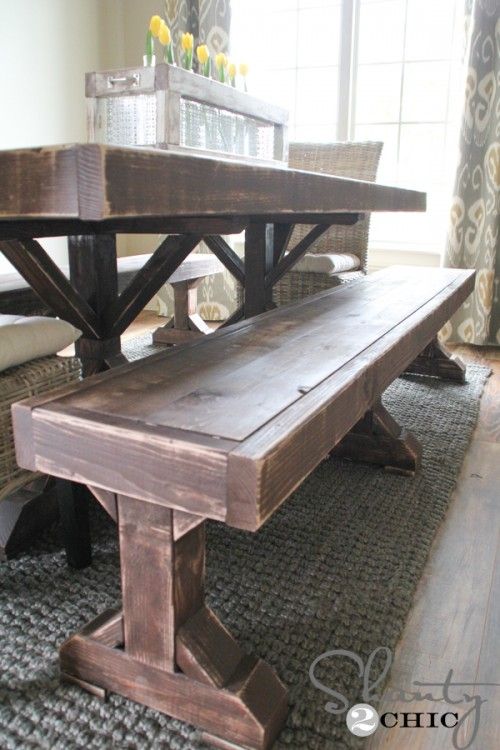 How To Build A Simple Kitchen Table best 10+ dining table bench ideas on pinterest | bench for kitchen How To Build A Simple Kitchen Table best 10+ dining table bench ideas on pinterest | bench for kitchen