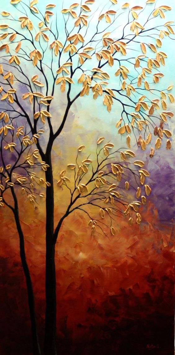 paintings of trees