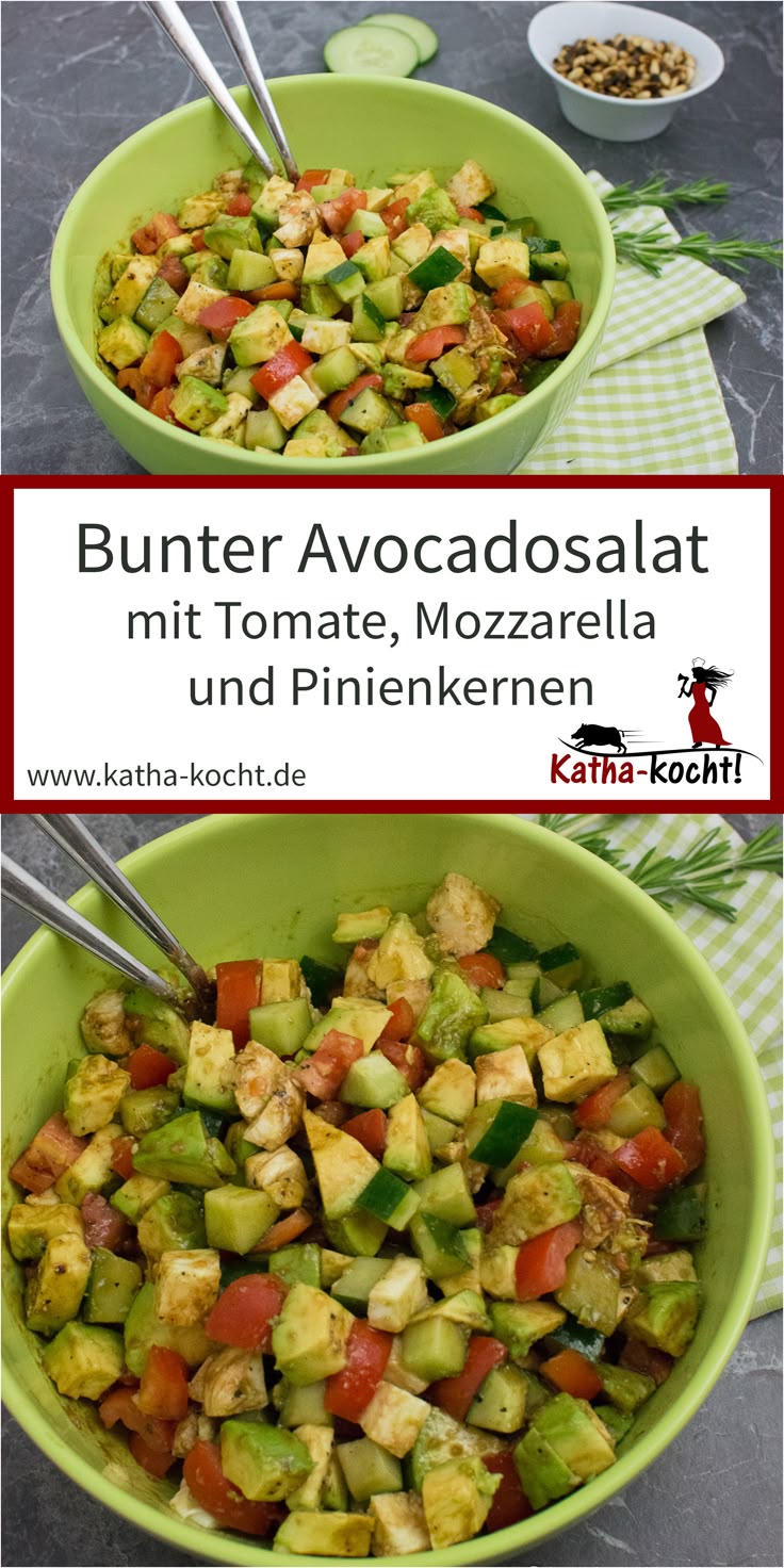 Bunter Avocado Salat