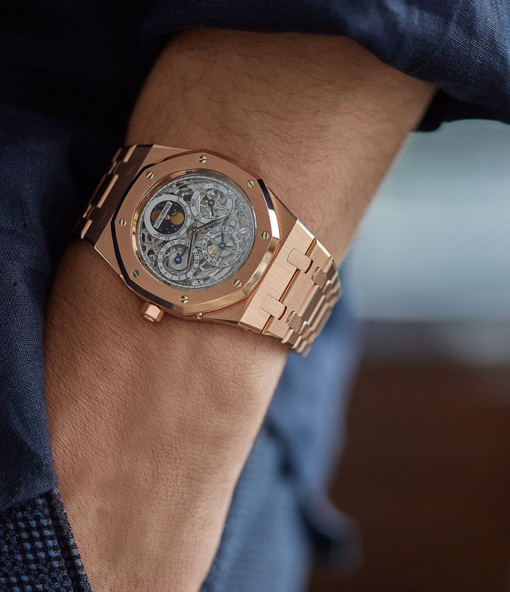 Royal Oak Perpetual Calendar openwork dial rose gold Audemars