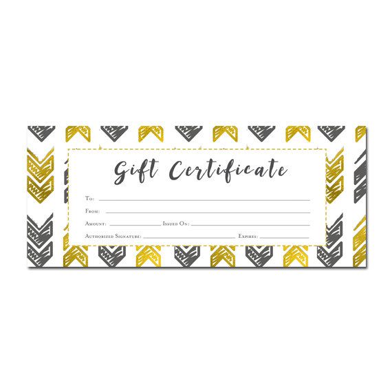 printable blank gift certificates