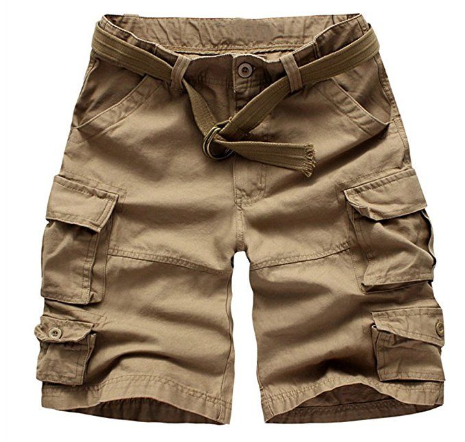 Men Chino Shorts Summer Causal Beach Wear Half Pant Free Belt Cotton Bottoms Men Chino Shorts Summer Causal Beach Wear Half Pant Free Belt Cotton Bottoms