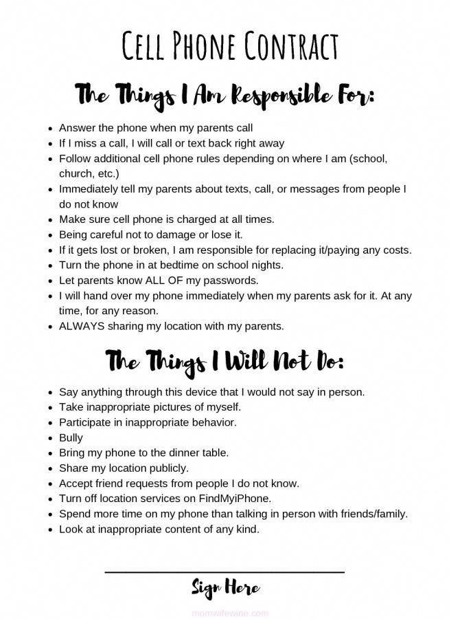 Cellular Cellphone Agreement Printable Cellular Cell phone Contracts Mobile picture about Printable Cell Phone Contract for Tweens identified as Mobile Cellular phone Agreement Printable Mobile Cellphone Contracts Mobile