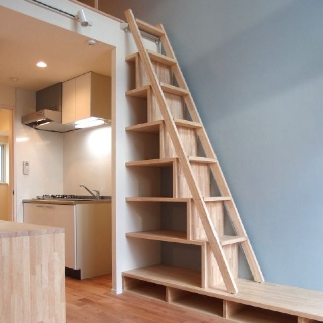 489 Best Staircase For Loft E Images On Pinterest Stairs Goodroom 無垢床 デザイナーズ賃貸 賃貸 ロフト Overview などのインテリア実例 2017 11 10 19 23 Loft Staircasestairs