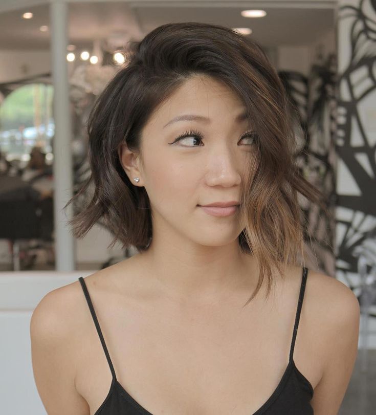 Asian dirty talk long hair shorts