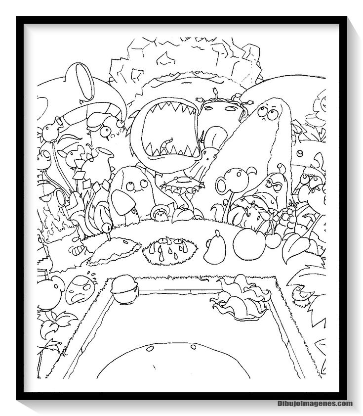 🌵🌵 Plantas vs zombies 🌵🌵 para descargar colorear e 🌵🌵 Plantas vs zombies 🌵🌵 para descargar colorear e