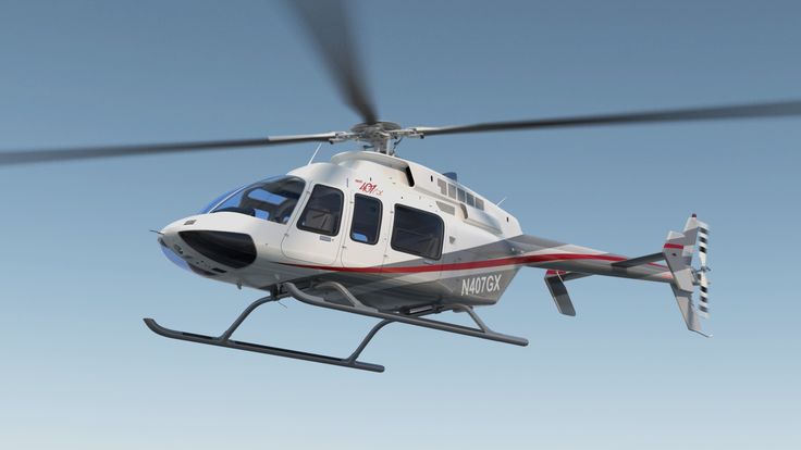 3d Model Of Bell 407 Gx Utility Helicopter In 2021 Bell 407 3d Model Aircraft