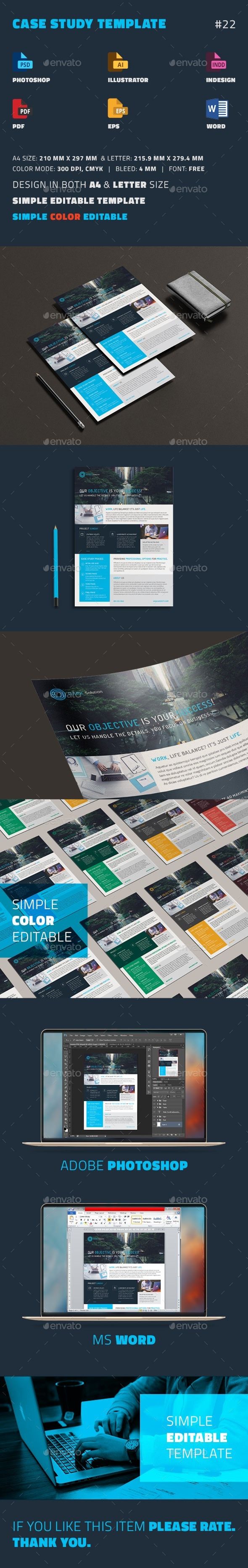 microsoft word case study template