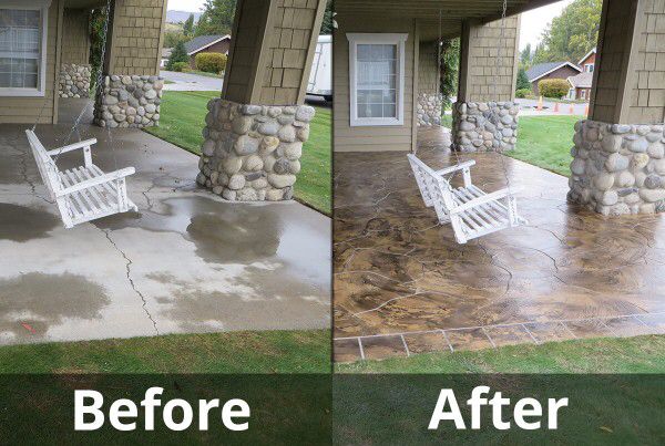 Front Porch Uk >> Front porch, stamped concrete | Concrete patio, Patio makeover, Patio Front Porch Uk >> Front porch, stamped concrete | Concrete patio, Patio makeover, Patio